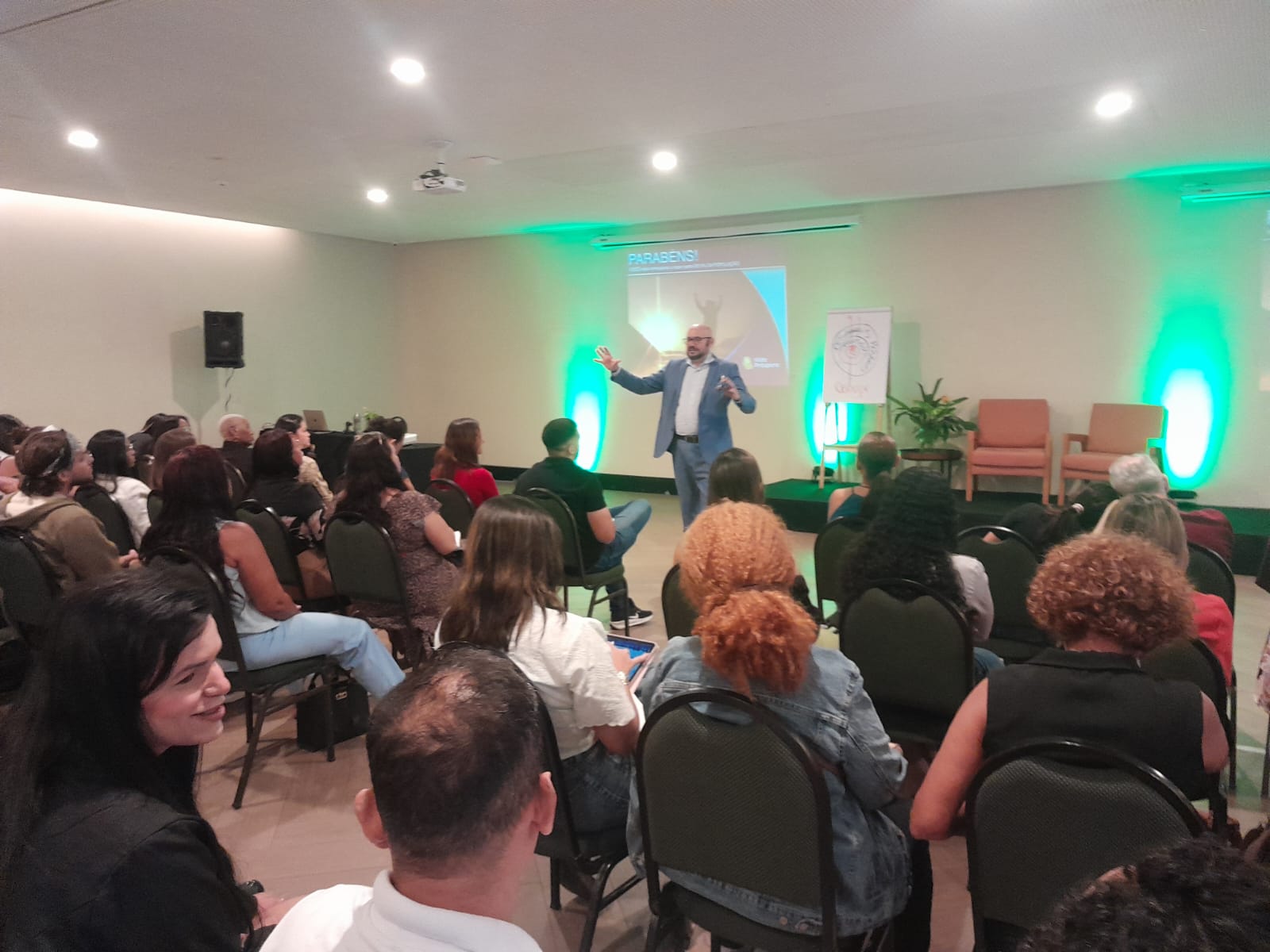 Um momento de interação e aprendizado durante o Vida Próspera.